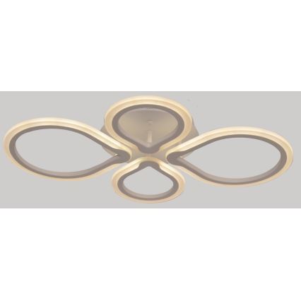 Димируемо LED таванно осветително тяло TRIESTE LED/52W/230V + дистанционно управление