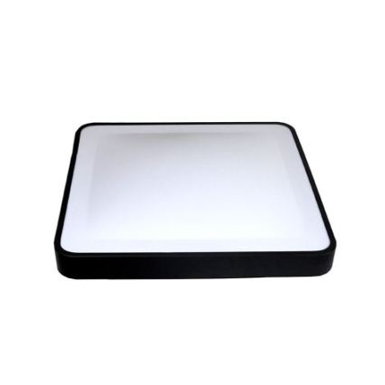 LED таванно осветително тяло WILTON със сензор за движение и здрач LED/24W/230V 4000K 33x33 см черно
