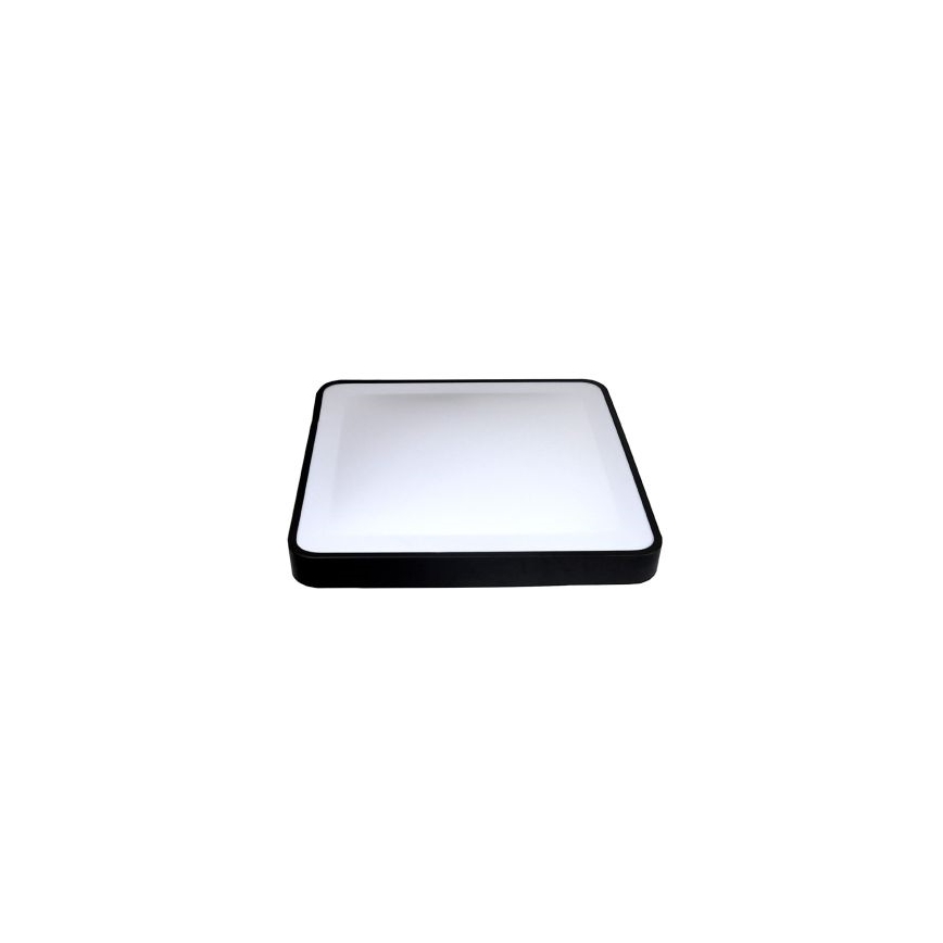 LED таванно осветително тяло WILTON със сензор за движение и здрач LED/24W/230V 4000K 33x33 см черно
