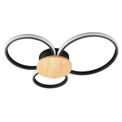 LED таванно осветително тяло SABINA LED/38W/230V, каучуково дърво