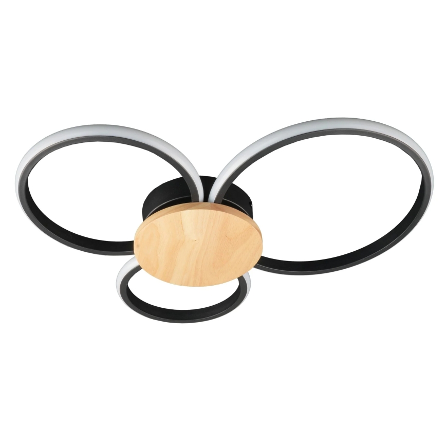 LED таванно осветително тяло SABINA LED/38W/230V, каучуково дърво