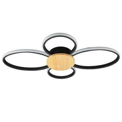 LED таванно осветително тяло SABINA LED/38W/230V каучуково дърво