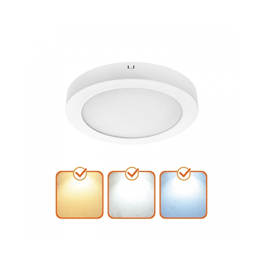 LED таванно осветително тяло SIGARO LED/24W/230V 3000/4000/6500K Ø 22 cm бяло