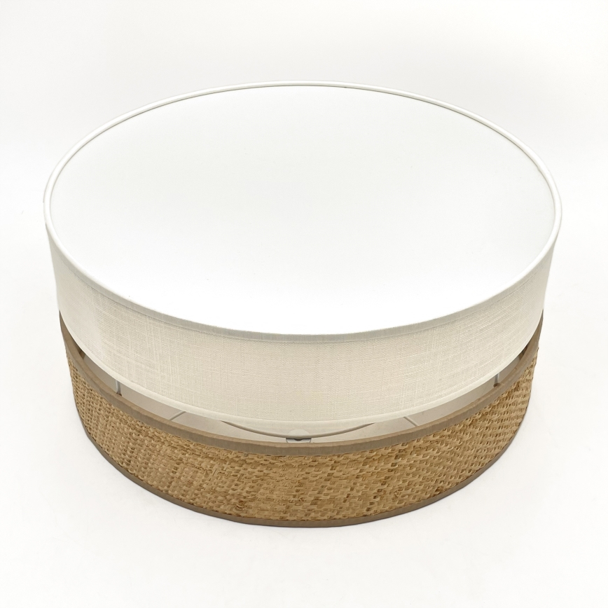 LED таванно осветително тяло SIRJA BOHO LED/20W/230V 4000K диаметър 35 см бежово/кремаво