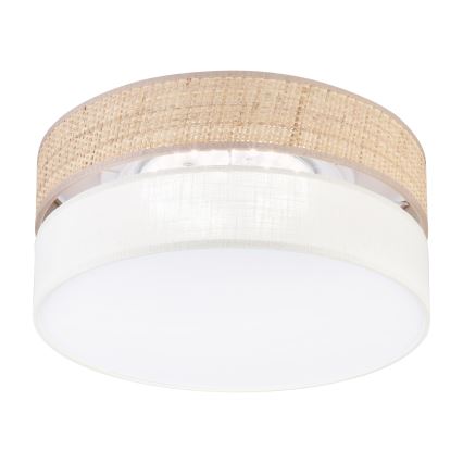LED таванно осветително тяло SIRJA BOHO LED/20W/230V 4000K диаметър 35 см бежово/кремаво