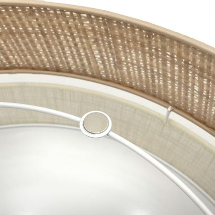 LED таванно осветително тяло SIRJA BOHO LED/20W/230V 4000K диаметър 35 см бежово/кремаво