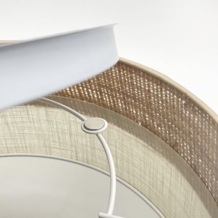 LED плафон SIRJA BOHO LED/20W/230V 4000K Ø 35 см бежов/кремав