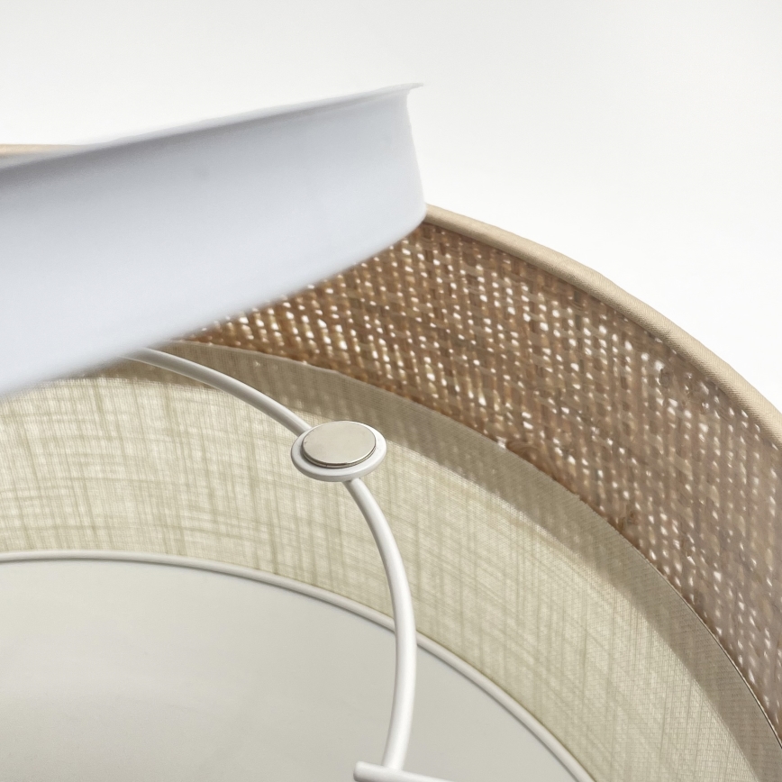 LED плафон SIRJA BOHO LED/20W/230V 4000K Ø 35 см бежов/кремав