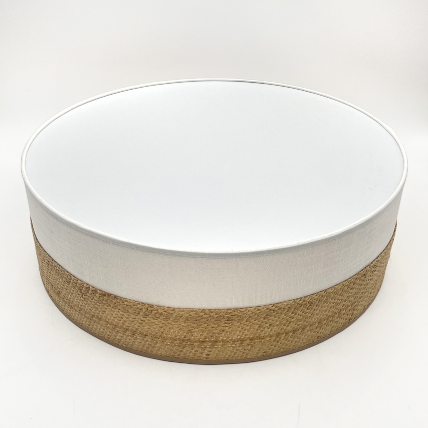 LED таванно осветително тяло SIRJA BOHO LED/36W/230V 4000K Ø 45 см бежово/бяло