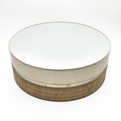 LED таванно осветително тяло SIRJA BOHO LED/36W/230V 4000K Ø 45 cm бежово/кремаво