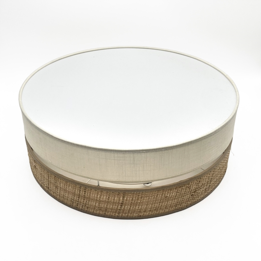 LED таванно осветително тяло SIRJA BOHO LED/36W/230V 4000K Ø 45 cm бежово/кремаво