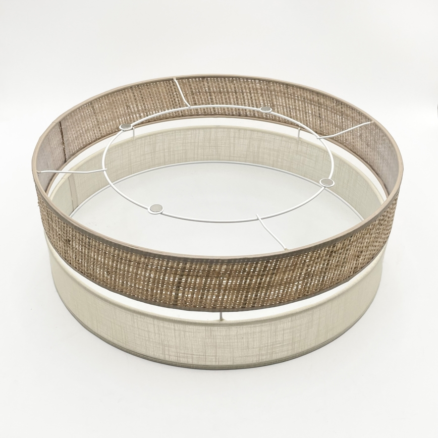 LED таванно осветително тяло SIRJA BOHO LED/36W/230V 4000K Ø 45 cm бежово/кремаво