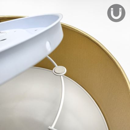 LED таванно осветително тяло SIRJA LED/20W/230V 4000K диам. 35 см кафяво/златисто