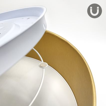 LED таванно осветително тяло SIRJA LED/36W/230V 4000K Ø 45 см кафяво/златисто