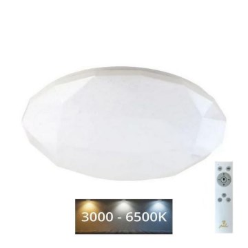 LED таванно осветително тяло STAR с възможност за димиране LED/48W/230V 3000-6500K + дистанционно управление