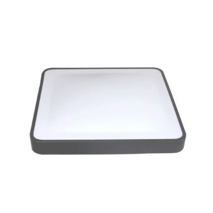 LED таванно осветително тяло със сензор за движение и сумрак WILTON LED/24W/230V 4000K 33x33 cm антрацит