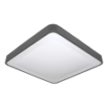 LED таванно осветително тяло със сензор за движение и сумрак WILTON LED/24W/230V 4000K 33x33 cm антрацит
