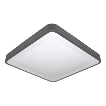 LED таванно осветително тяло със сензор за движение и сумрак WILTON LED/24W/230V 4000K 33x33 cm антрацит