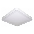 LED таванно осветително тяло със сензор за движение и здрач WILTON LED/24W/230V 4000K 33x33 cm бяло