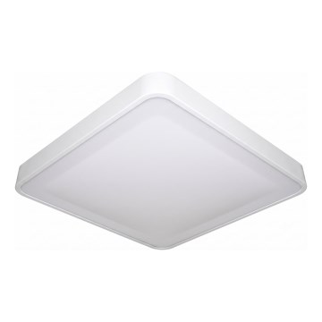 LED таванно осветително тяло със сензор за движение и здрач WILTON LED/24W/230V 4000K 33x33 cm бяло