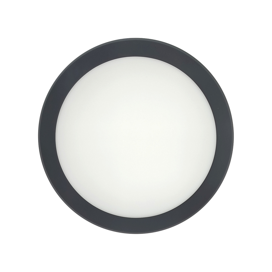 LED таванно осветително тяло със сензор за движение LED/20W/230V 3000/4000/6500K диаметър 230 cm IP54 антрацит