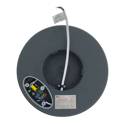 LED таванно осветително тяло със сензор за движение LED/20W/230V 3000/4000/6500K диаметър 230 cm IP54 антрацит