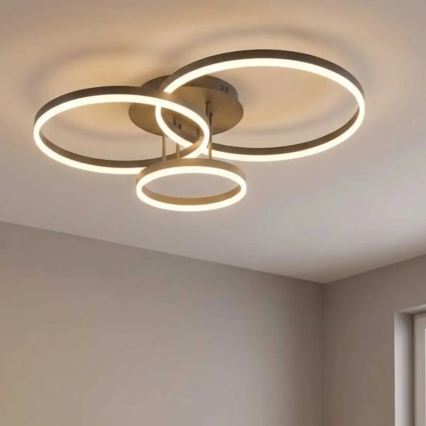 LED таванно осветително тяло VAASA LED/58W/230V 3000K черно