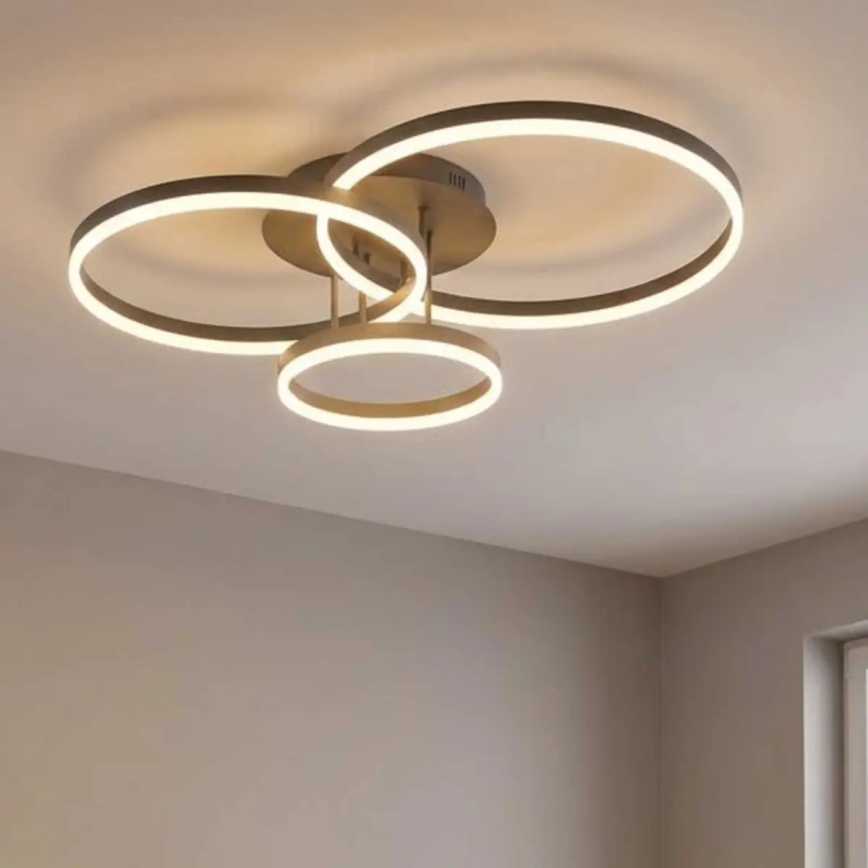 LED таванно осветително тяло VAASA LED/58W/230V 3000K черно