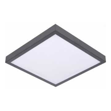 LED таванно осветително тяло VITALI със сензор за движение и сумрак LED/24W/230V 4000K 33x33 cm антрацит