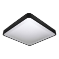 LED таванно осветително тяло WILTON със сензор за движение и здрач LED/24W/230V 4000K 33x33 см черно
