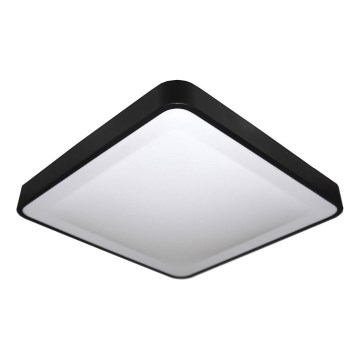 LED таванно осветително тяло WILTON със сензор за движение и здрач LED/24W/230V 4000K 33x33 см черно