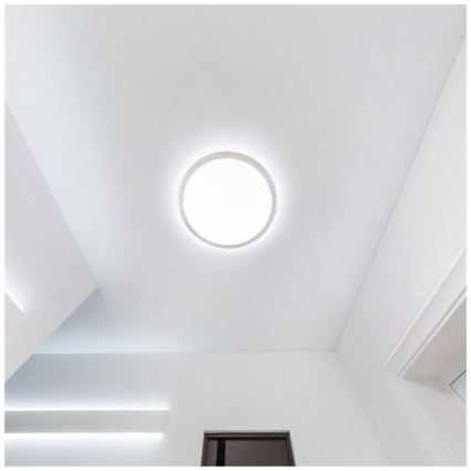 LED таванно осветително тяло за баня DEFENDER LED/12/18/24W/230V 3000/4000/6500K IP65, Ø 30 см, бяло