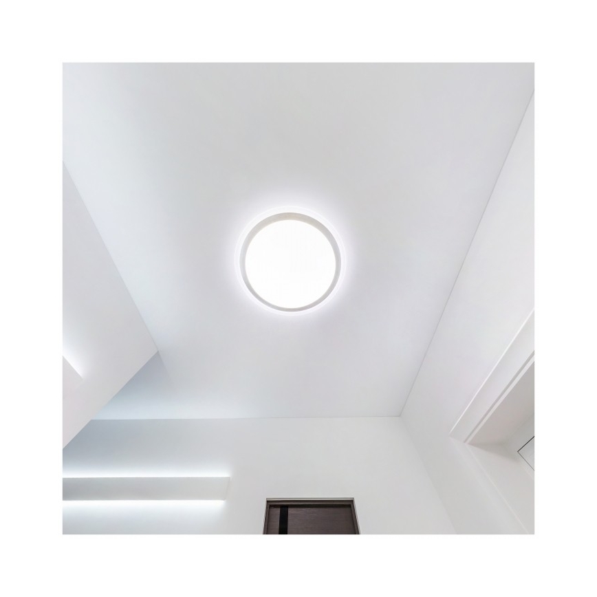 LED таванно осветително тяло за баня DEFENDER LED/12/18/24W/230V 3000/4000/6500K IP65, Ø 30 см, бяло