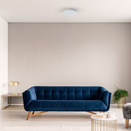 LED таванно осветително тяло за баня MARLON LED/36W/230V Ø 30 см IP54 бяло