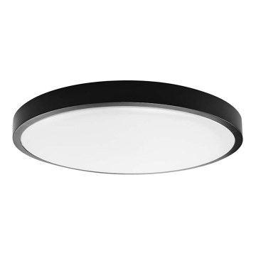 LED таванно осветително тяло за баня SAMSUNG CHIP LED/18W/230V IP44 3000K Ø 25 см черно