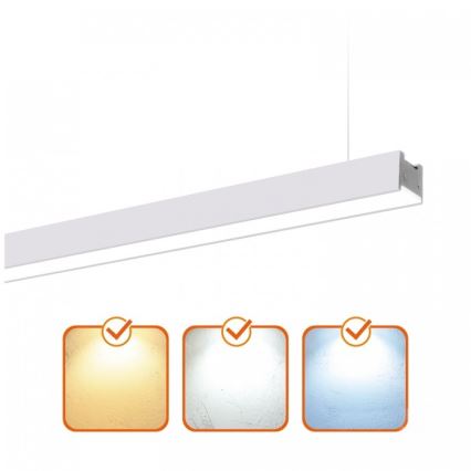 LED таванно/висящо осветително тяло KOLINE LED/40W/230V 3000/4000/6500K 120 см бяло