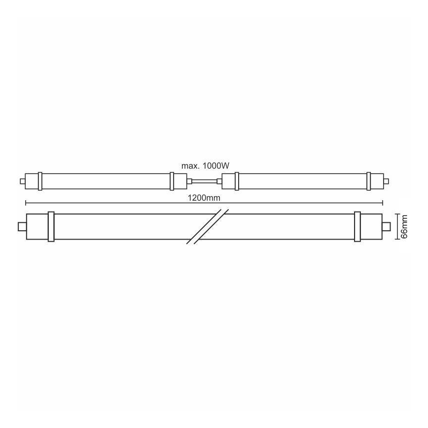 LED Технически осветителни тела LED / 40W / 180-265V IP65