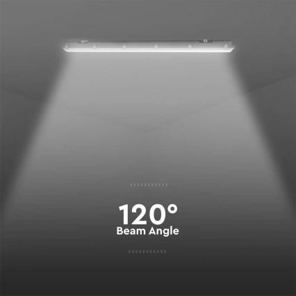 LED техническо линейно осветително тяло със сензор за движение и за здрач LED/48W/230V IP65 4000K 150 cm
