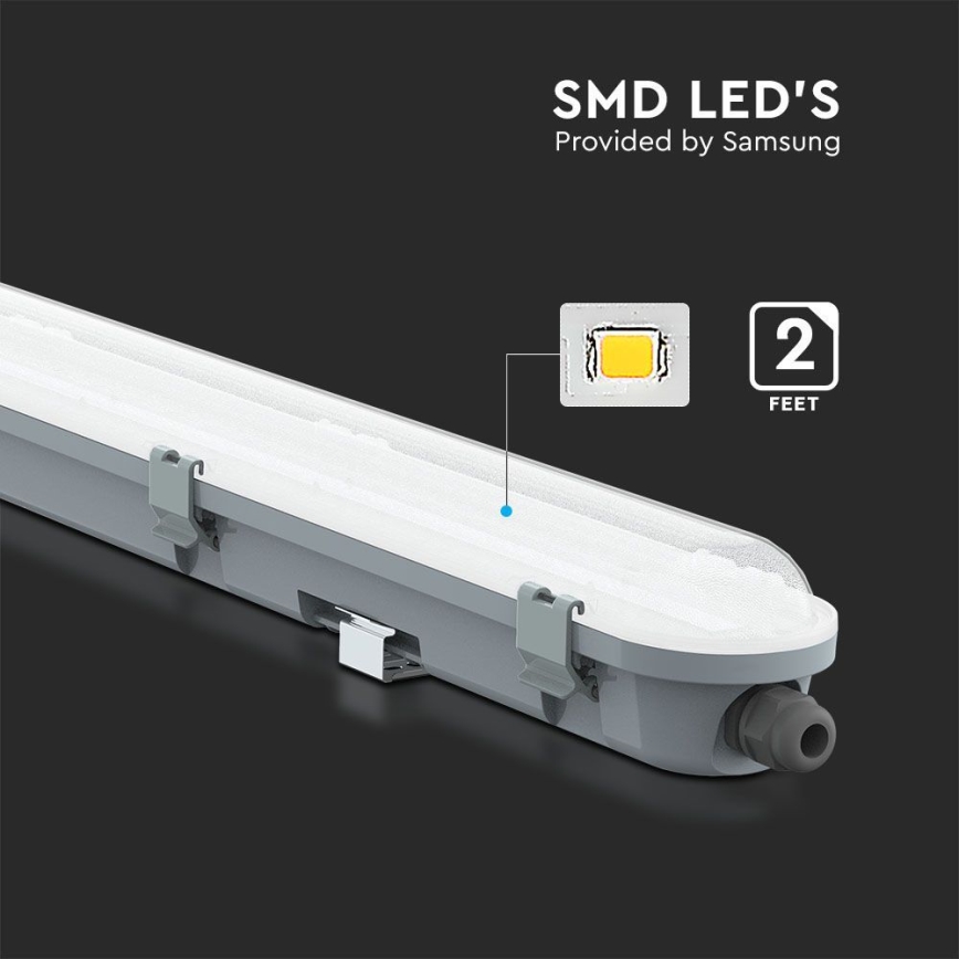 LED техническо осветително тяло SAMSUNG CHIP LED/18W/230V 6500K IP65 60 cm