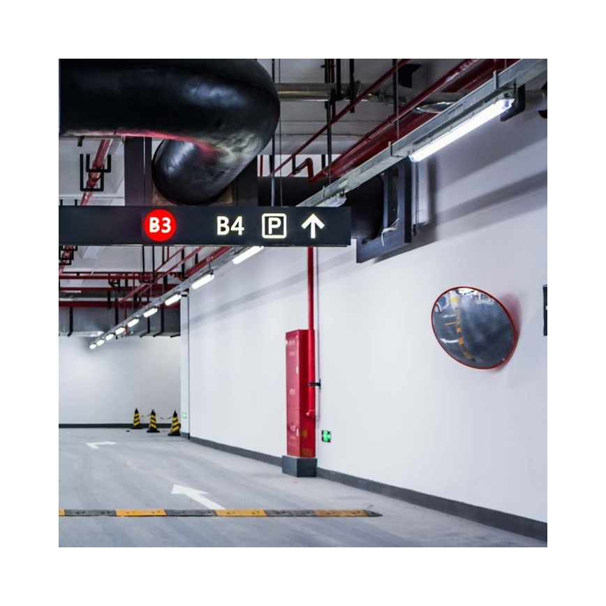 LED техническо флуоресцентно осветително тяло с аварийен модул LED/48W/230V 6500K IP65 2200 mAh 150 cm