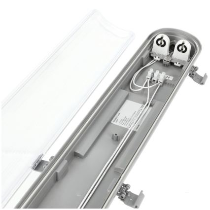 LED техническо осветително тяло T8 за тръбни лампи, 2xG13/18W/230V, 6500K, IP65, 127 cm