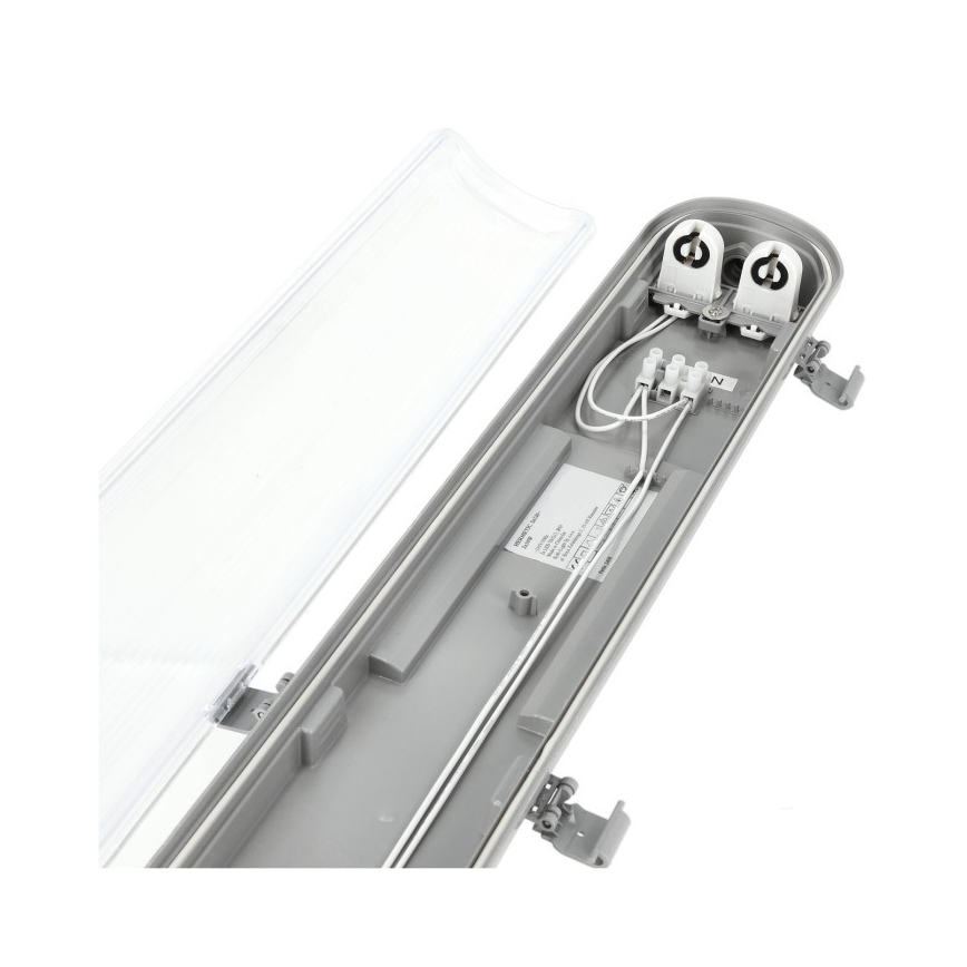 LED техническо осветително тяло T8 за тръбни лампи, 2xG13/18W/230V, 6500K, IP65, 127 cm