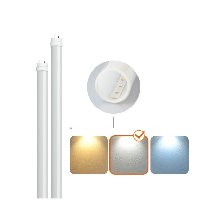 LED техническо осветително тяло за тръбни лампи T8 2xG13/18W/230V 4000K IP65 127 cm