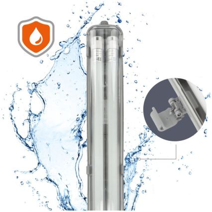 LED техническо осветително тяло за тръбни лампи T8 2xG13/18W/230V 5000K IP65 127 cm