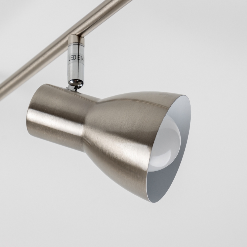 LED точково осветително тяло 6xE14/5W/230V матов хром