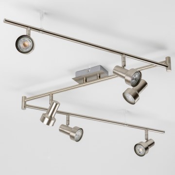 LED точково осветително тяло 6xGU10/4,7W/230V матов хром