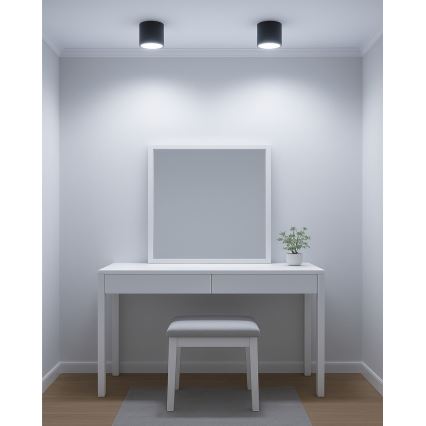 LED точково осветително тяло LED/10W/230V 3000/4000/6400K Ø 12 см черно