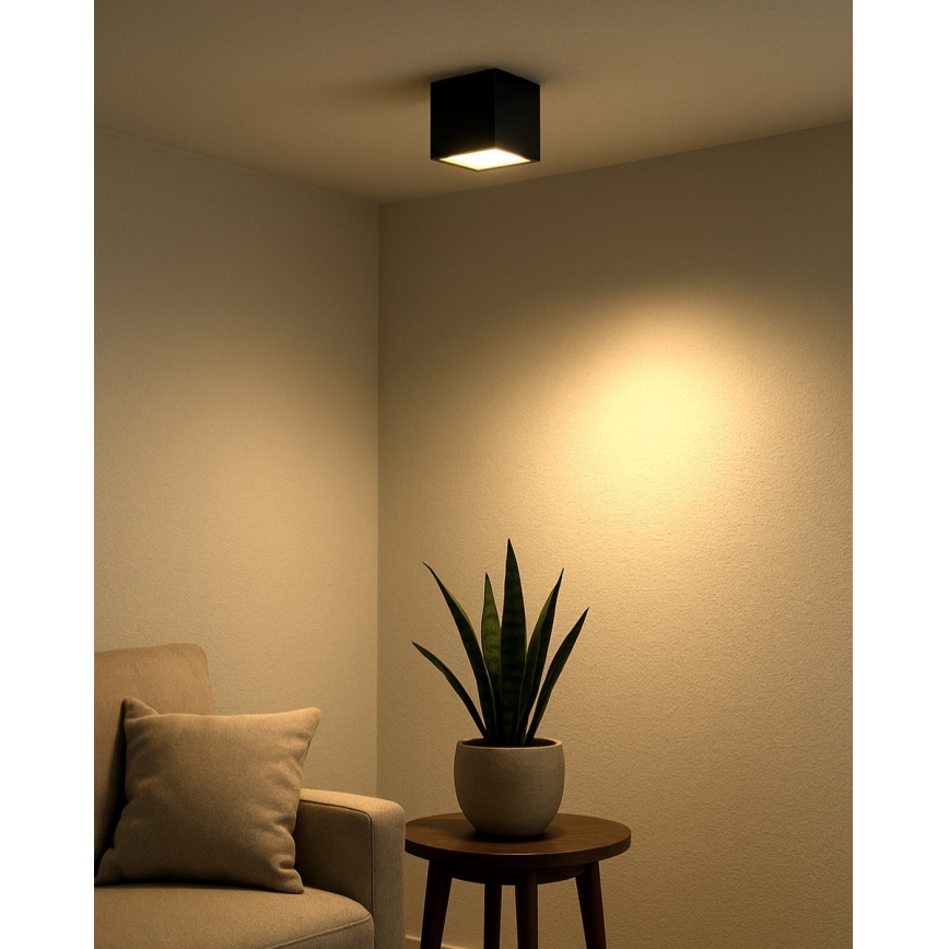 LED точково осветително тяло LED/5W/230V 3000/4000/6400K 7,5x7,5 cm черно