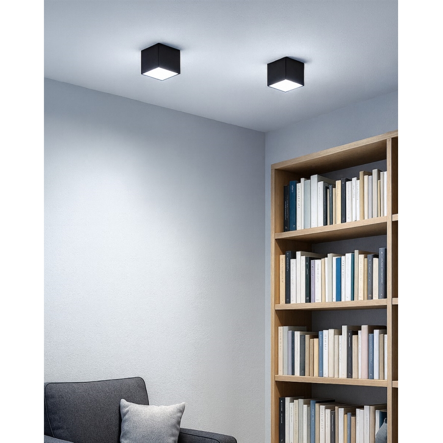 LED точково осветително тяло LED/5W/230V 3000/4000/6400K 7,5x7,5 cm черно