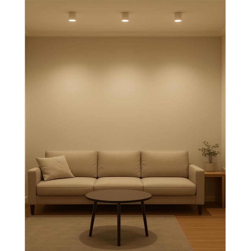 LED точково осветително тяло LED/5W/230V 3000/4000/6400K Ø 7,5 cm бяло